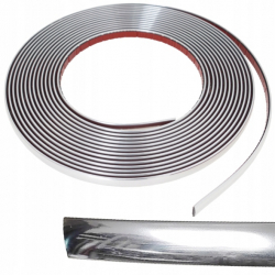 LISTWA Samochodowa DEKORACYJNA CHROM POŁYSK 12mm