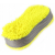 Gąbka do mycia z mikrofibry żółta 63g 23x10,5x5cm