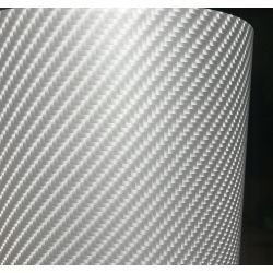 OKLEINA CARBON 4D 100x152cm SREBRNY Połysk kanali