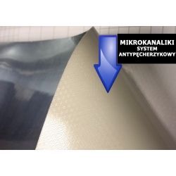 FOLIA CHROM MAT PERŁA BRĄZOWA HQ KANALIK 152X10cm