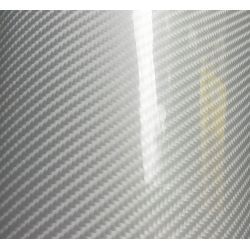 CARBON 5D SREBRNA okleina karbon 152x100cm KANALIK